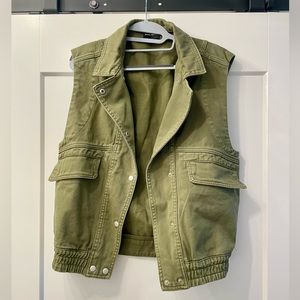 Miou Muse Yasmin Oversized utility vest, size S/M